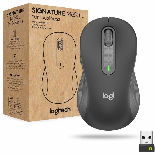 Logitech Signature M650L Mouse Graphite